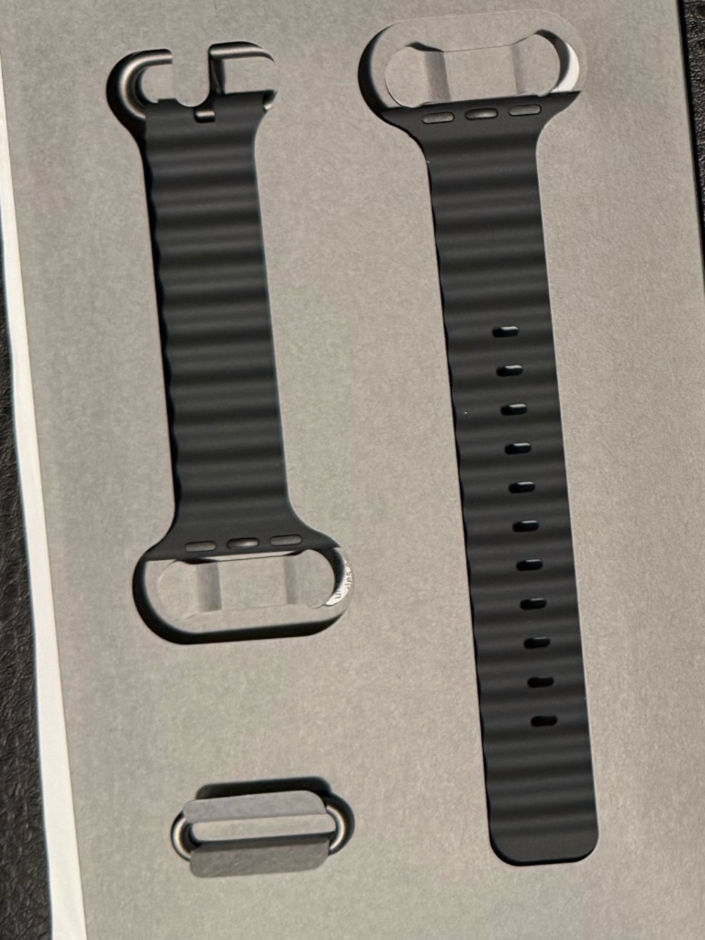 Apple Watch Ocean Band Black Titanium 44mm 45mm 46mm Ultra Compatible NEW